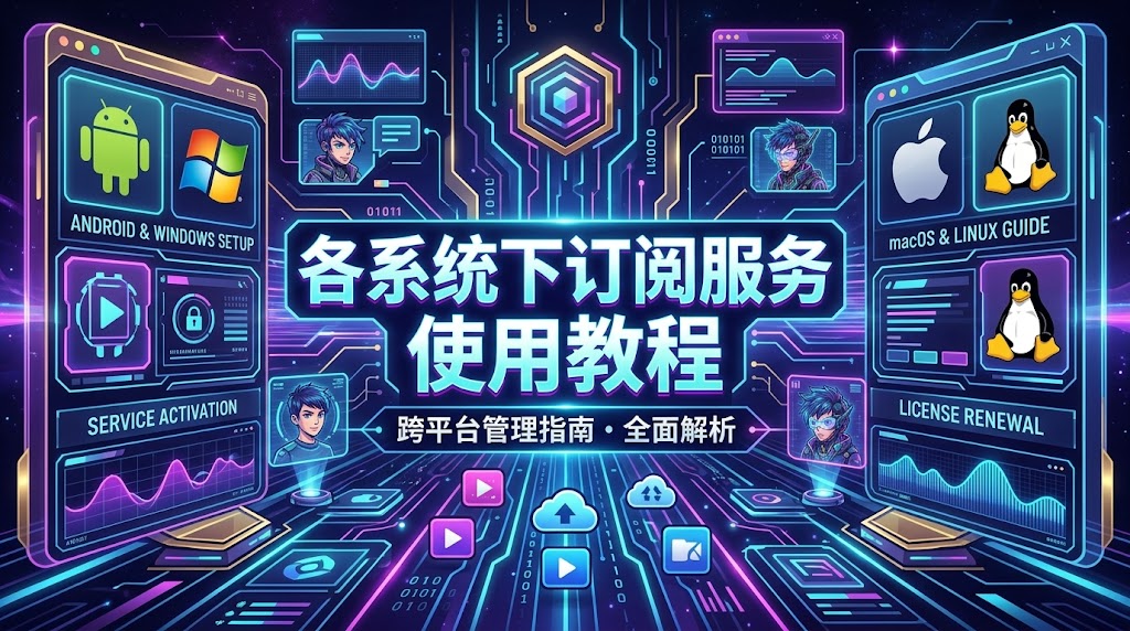 CharoStudio订阅服务在各系统下使用教程